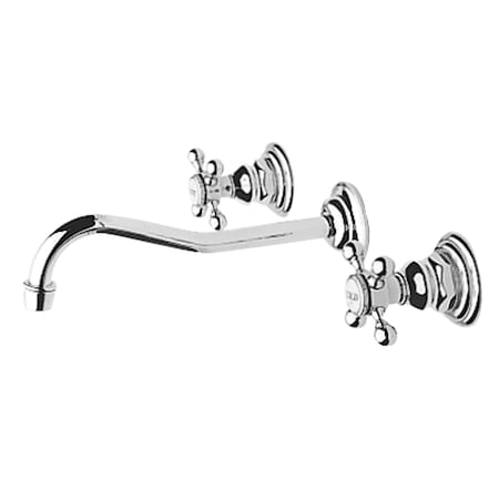 Newport Brass Wall Mount Lavatory Faucet in Gun Metal 3-944/14